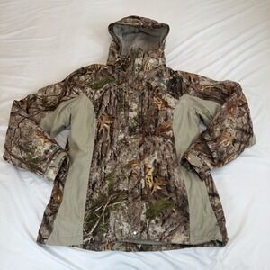 Cabela's Women's Outfit Her 2 Piece Parka Dry Plus Zonz Woodland Size Medium